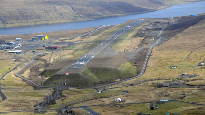 Vagar Airport is the only airport on the Faroe Islands